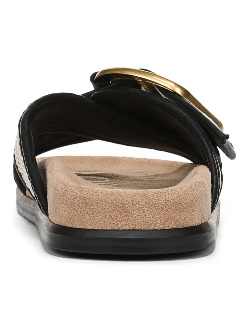 Sam Edelman Darla Crisscross Slide Sandals Linen Black Size 6.5 M NWT - Picture 6 of 6